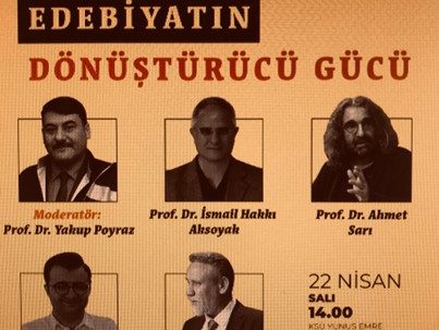 Prof. Dr. Ahmet Sarı 5. Uluslararası Kahramanmaraş Şiir ve Edebiyat Günleri’nde “Edebiyatın Dönüştürücü Gücü” Üzerine Bir Bildiri Sundu