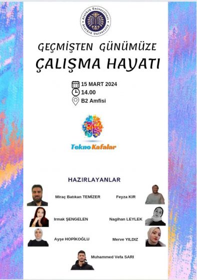 TEKNOLOJİ VE ÇALIŞMA HAYATI DERSİNDE ÖĞRENCİ MERKEZLİ ETKİNLİK