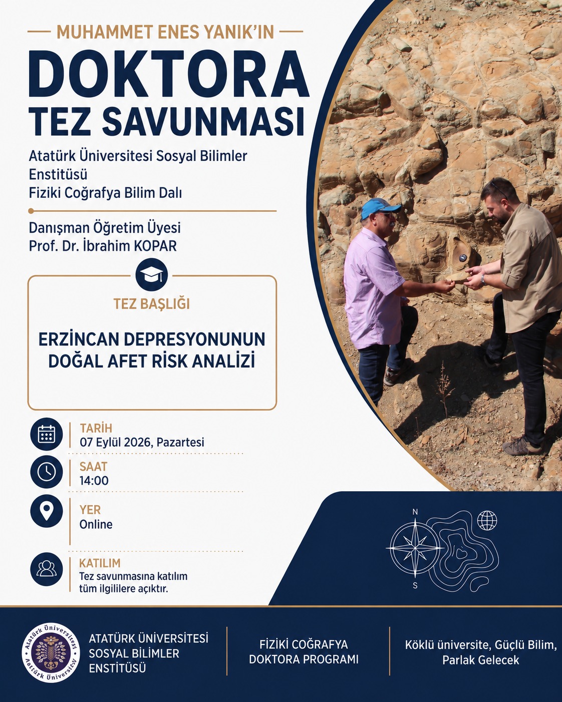 Fiziki Coğrafya Bilim Dalı Doktora Tez Savunması