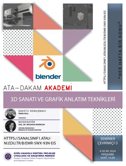 Seminer: “3D Sanatı ve Grafik Anlatım Teknikleri”