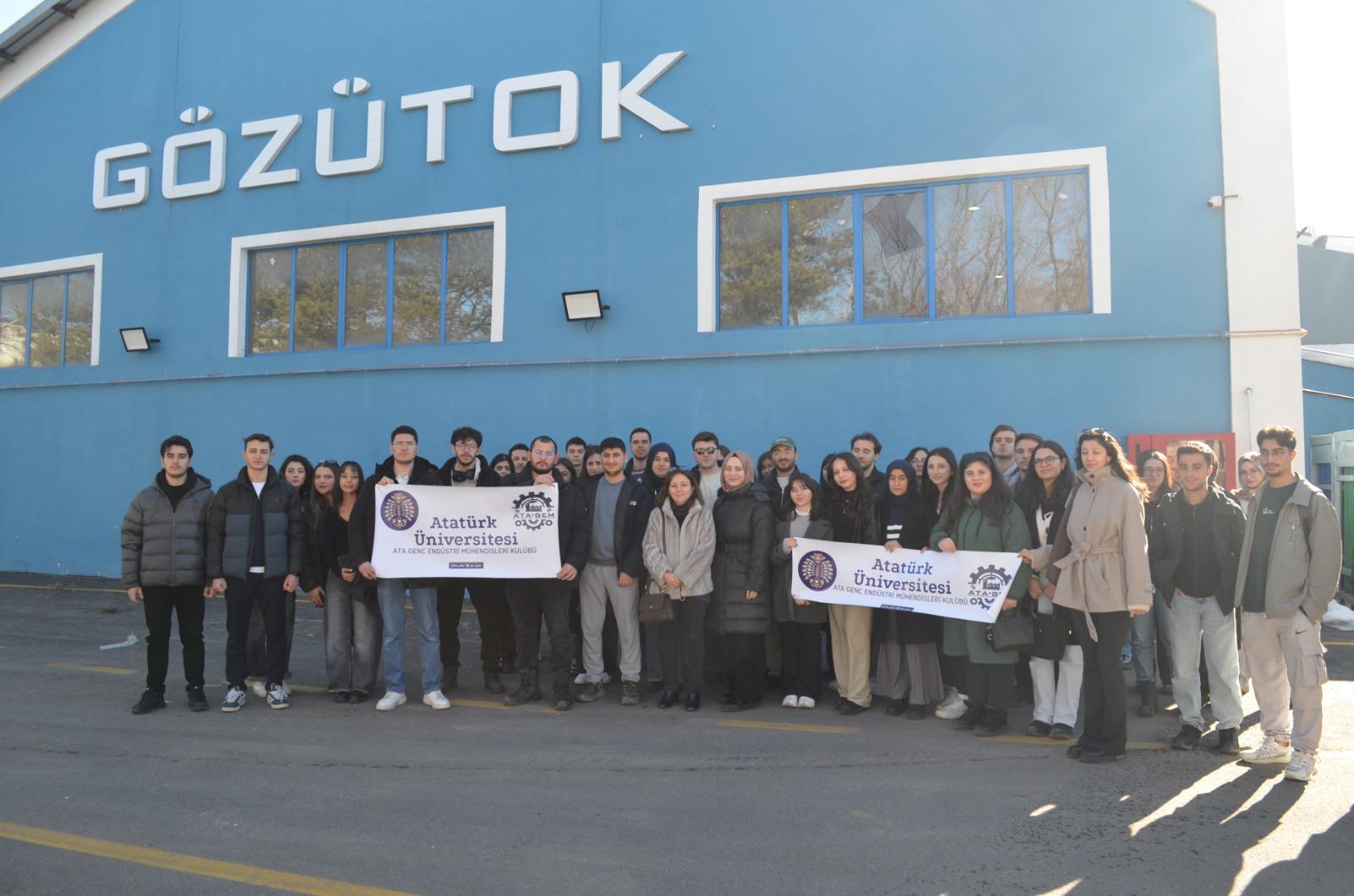 Ata Genç Endüstri Mühendisleri Kulübü teknik gezi etkinliği düzenledi.