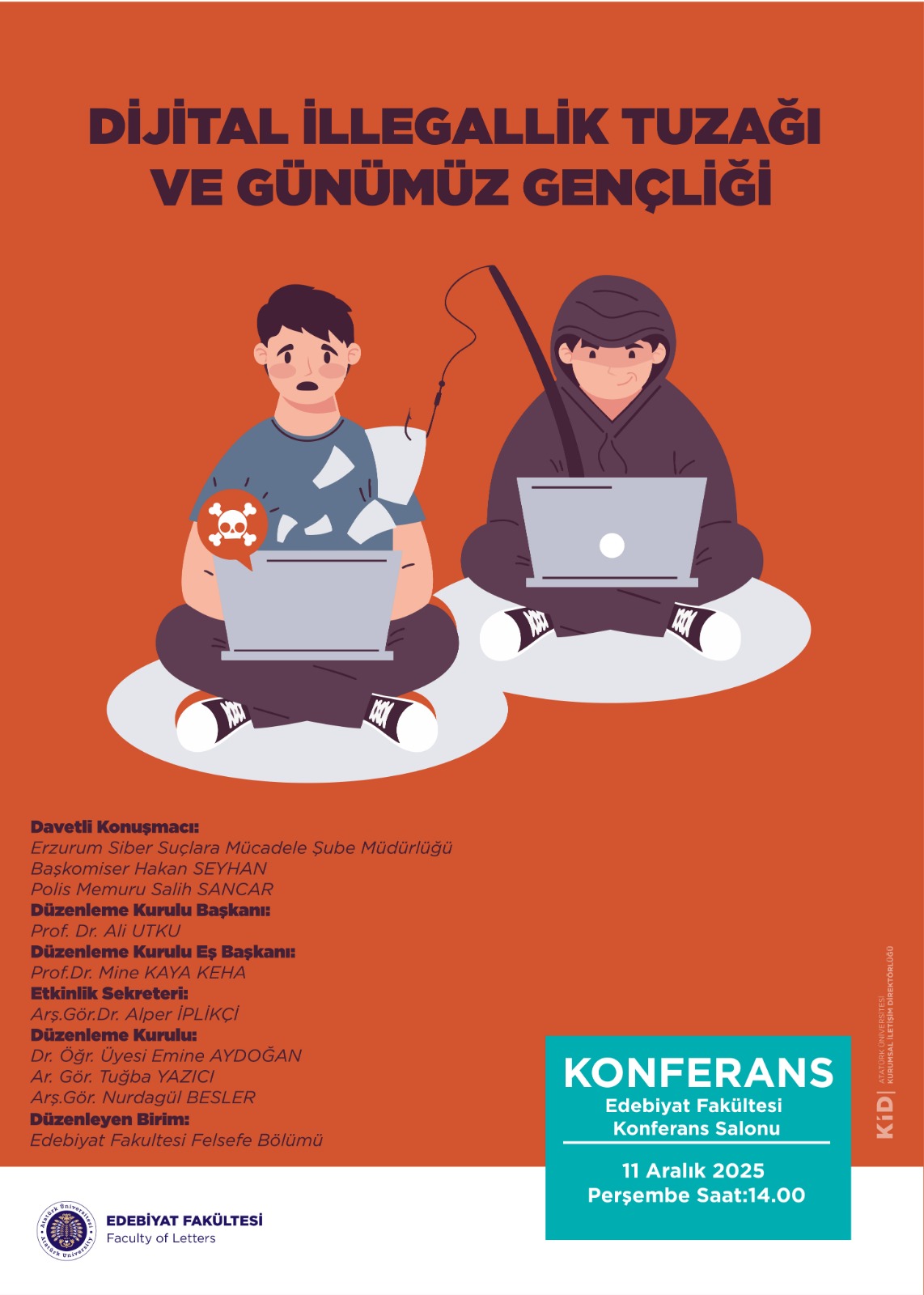DİJİTAL İLLEGALLİK TUZAĞI VE GÜNÜMÜZ GENÇLİĞİ KONFERANSI