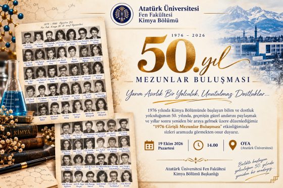 Kimya Bölümü 50. Yıl Mezunlar Buluşması