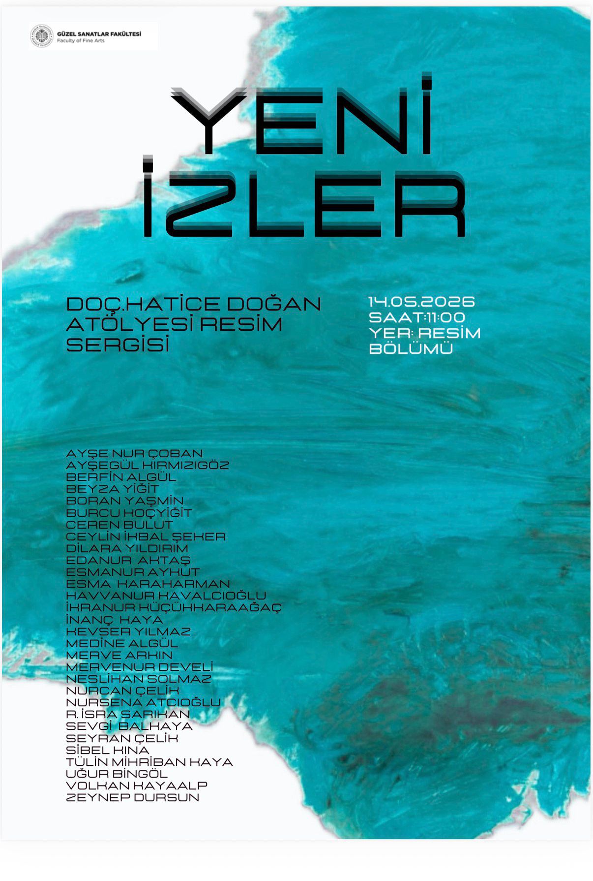 “Yeni İzler” Resim Sergisi Sanatseverlerle Buluşuyor