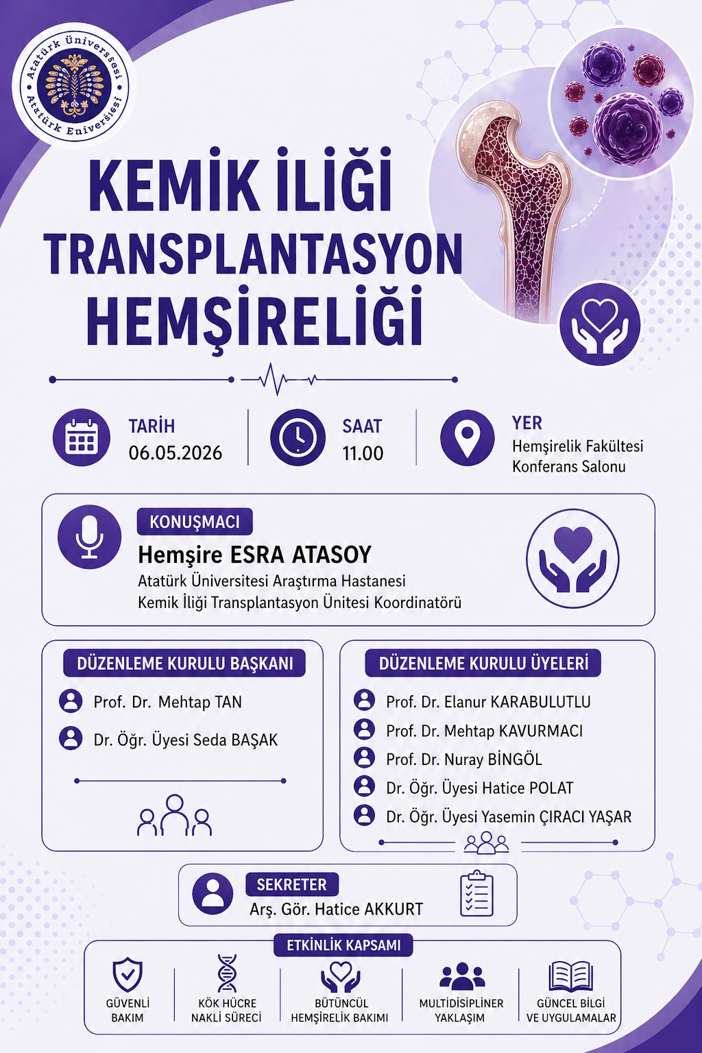 Kemik İliği Transplantasyon Hemşireliği          Etkinlik Tarihi: 06.05.2026