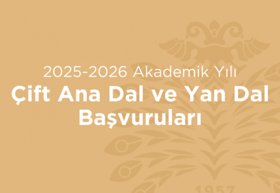 Çift Ana Dal – Yan Dal Başvuruları