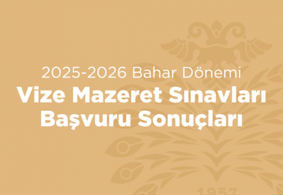 Vize Mazeret Sınavları Başvuru Sonuçları