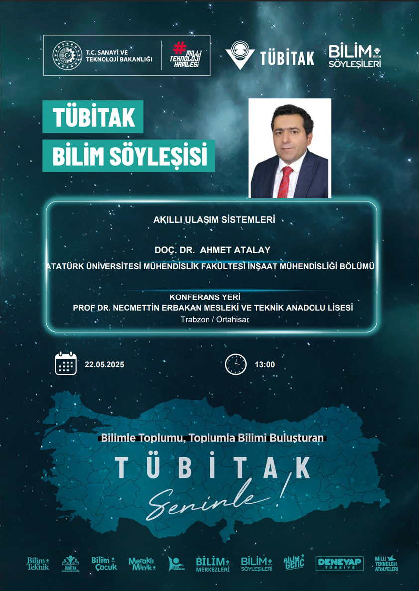 TÜBİTAK Bilim Söyleşisi Duyurusu