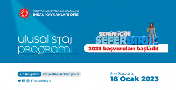 Ulusal Staj Programı 2023