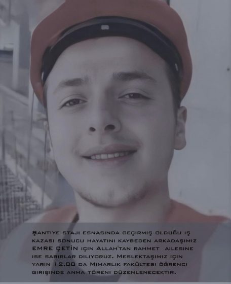 Emre Çetin Anma Töreni