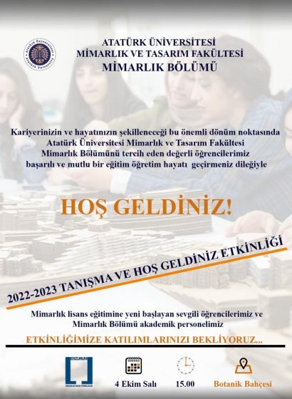 2022-2023 Tanışma ve Hoş Geldiniz Etkinliği