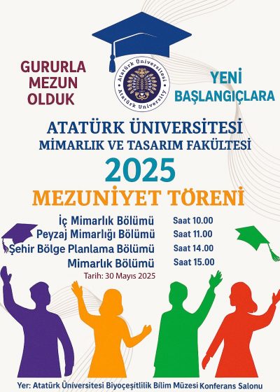 MİMARLIK VE TASARIM FAKÜLTESİ 2025 MEZUNİYET TÖRENİ