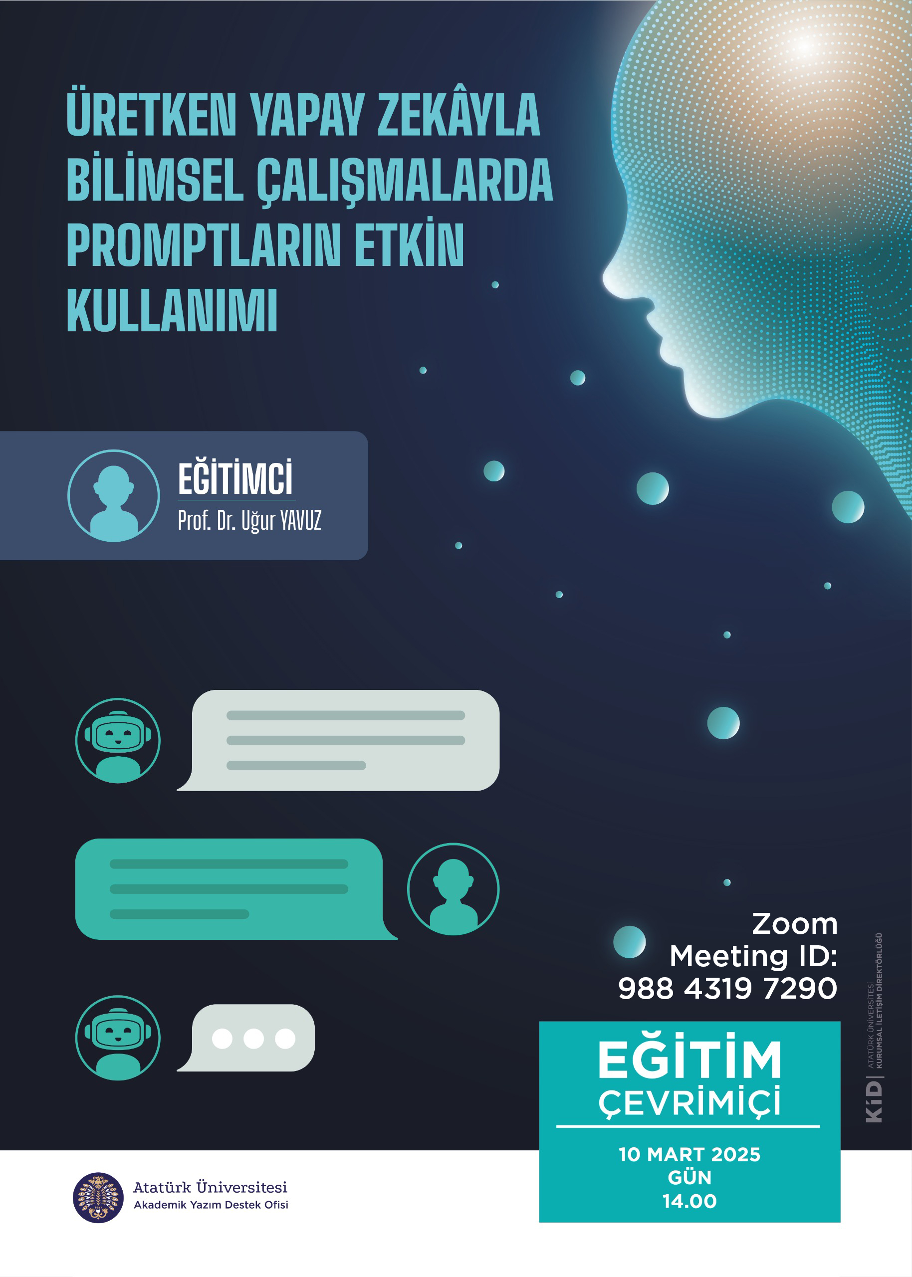 Üretken Yapay Zekayla Bilimsel Çalışmalarda Promptların Etkin Kullanımı