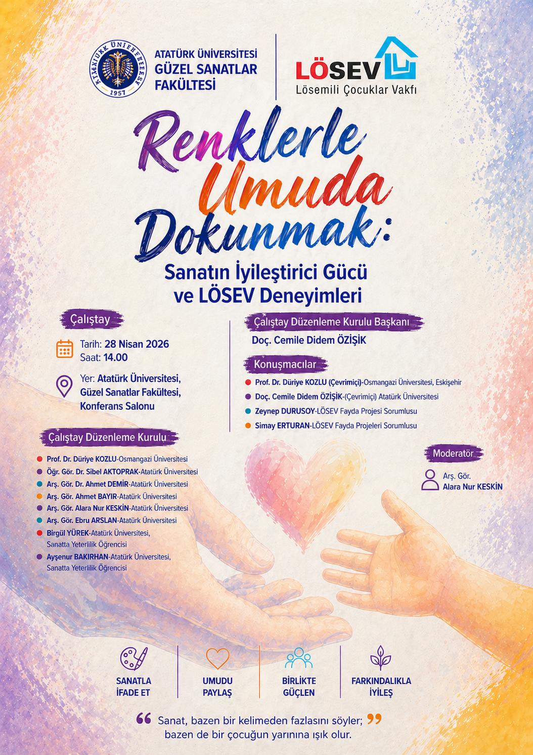 Renklerle Umuda Dokunmak: Sanatın İyileştirici Gücü ve Lösev Deneyimleri