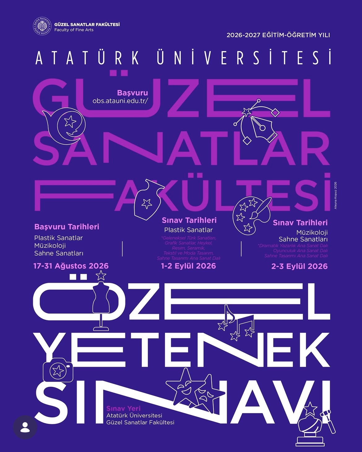 2026-2027 Eğitim Öğretim Yılı Özel Yetenek Sınavı