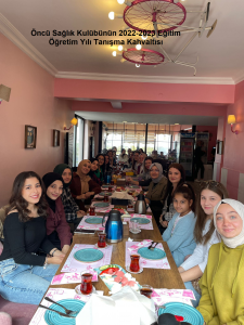 Öncü Sağlık Kulubünün 2022-2023 Eğitim Öğretim Yılı Tanışma Kahvaltısı