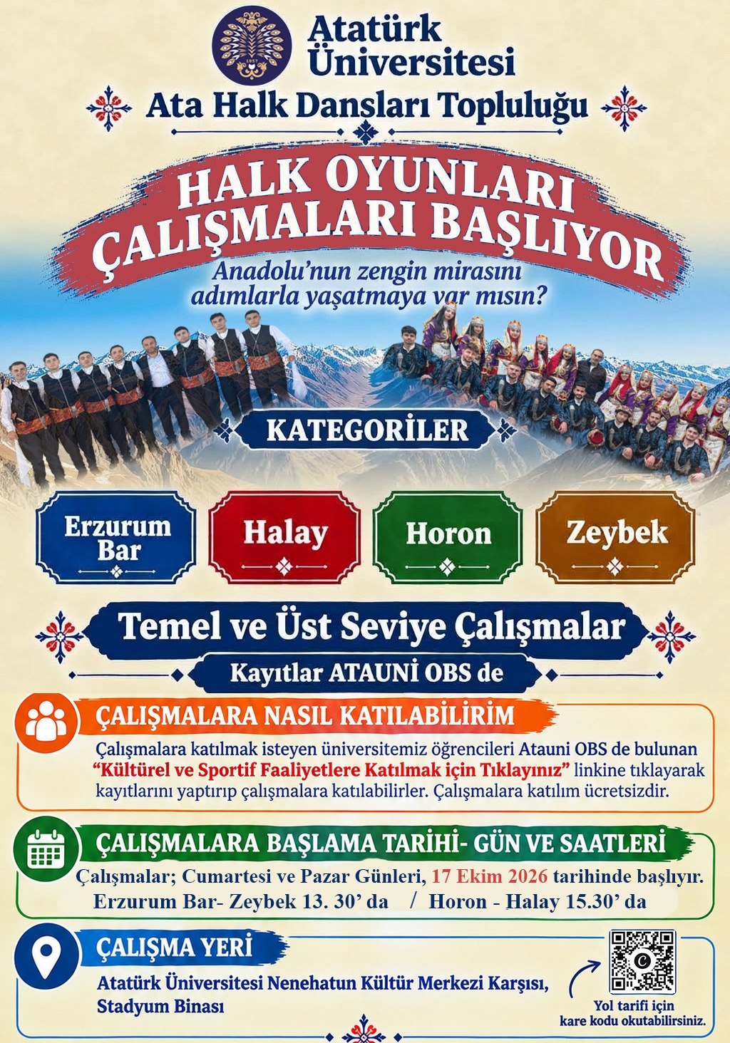 HALK OYUNLARI ÇALIŞMALARI