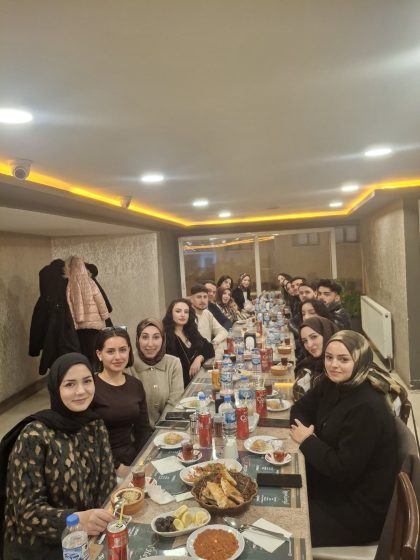 Meslek Yüksekokulumuz Büro Hizmetleri ve Sekreterlik Bölümü’nden Anlamlı İftar Buluşması ✨🌙