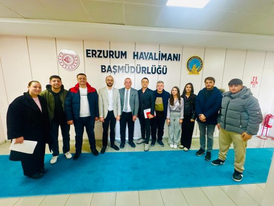 Erzurum Havalimanı’na Sektör–Akademi İş Birliği Kapsamında Anlamlı Ziyaret