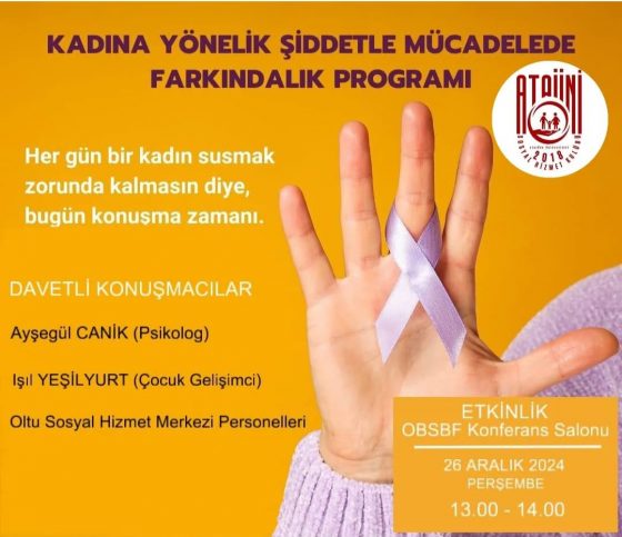 Kadına Yönelik Şiddetle Mücadele