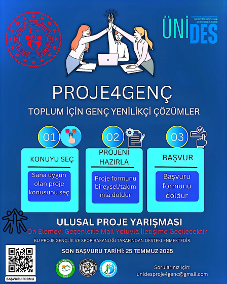 PROJE4GENÇ: Toplum İçin Genç Yenilikçi Çözümler
