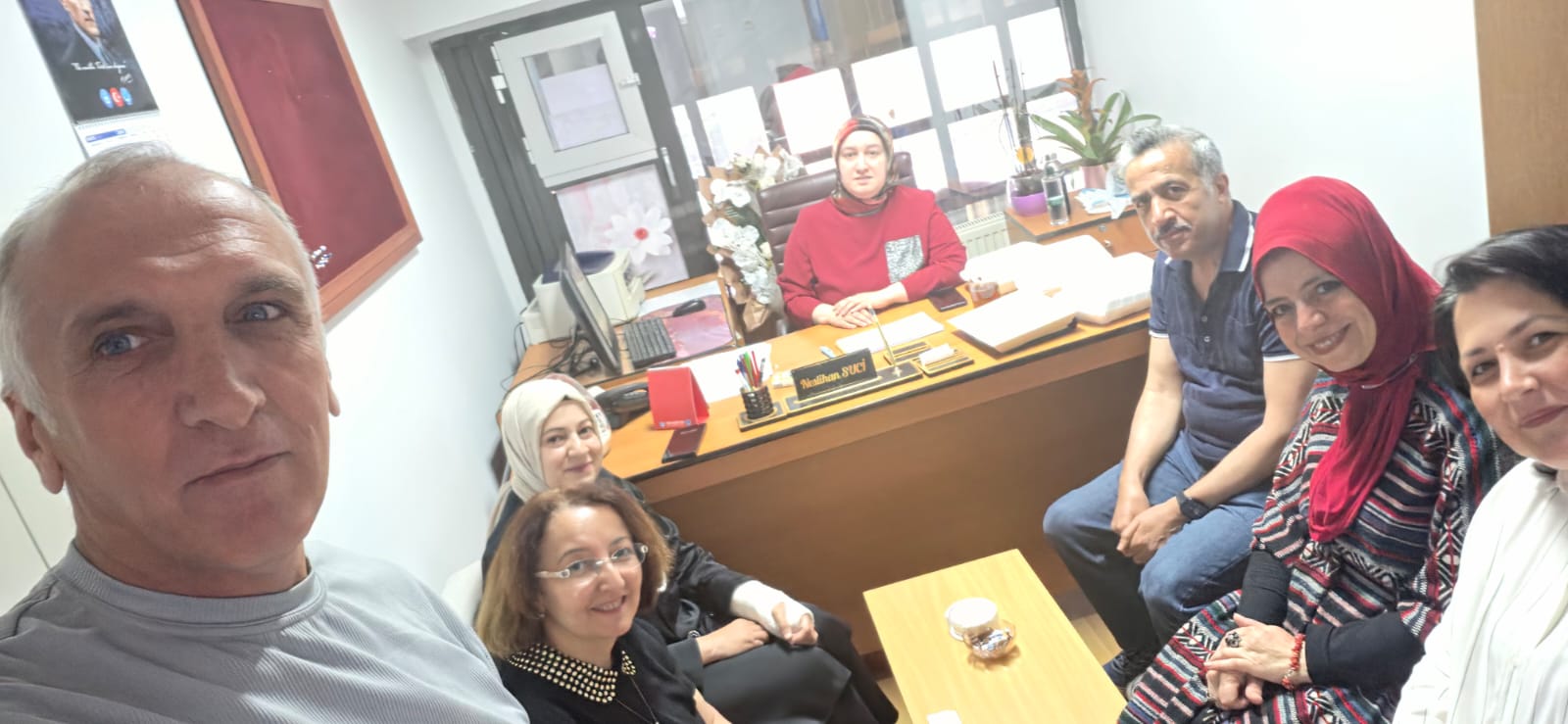 Teknik Bilimler Meslek Yüksekokulumuzda Yeni Göreve Başlayan Personelimize Ziyaret