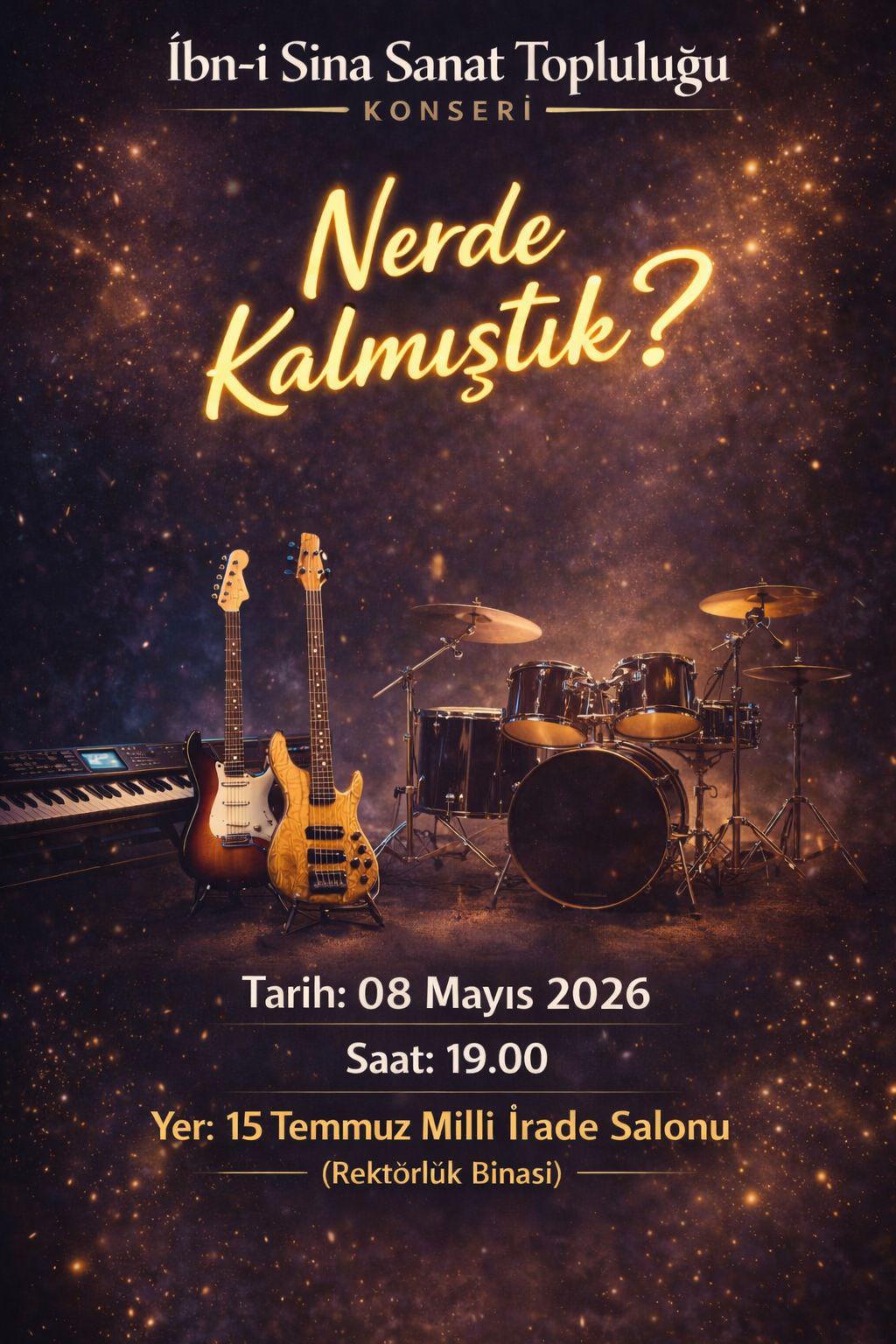 “Nerede Kalmıştık?” Konseri İçin Buluşuyoruz!