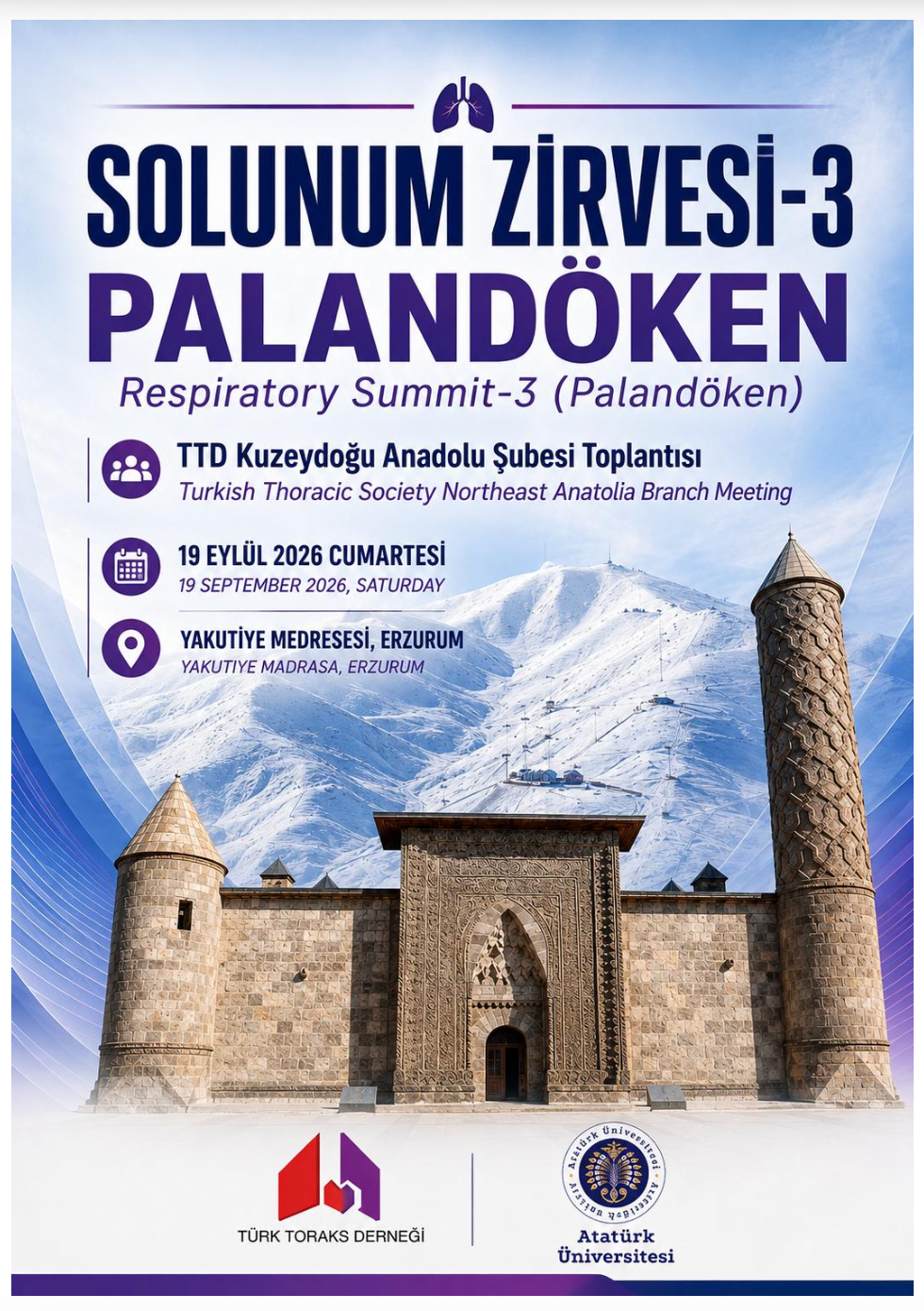 Solunum Zirvesi-3 Palandöken Erzurum’da Gerçekleştirilecek