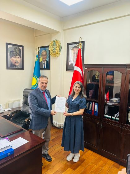 Müge Yüce’nin ORHUN Değişim Programı Kapsamında Kazakistan Ziyareti