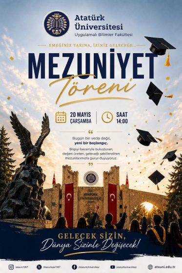 🎓 MEZUNİYET TÖRENİNE DAVET 🎓