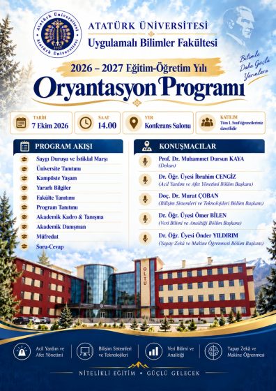 2026 – 2027 Eğitim Öğretim Yılı Oryantasyon Programı