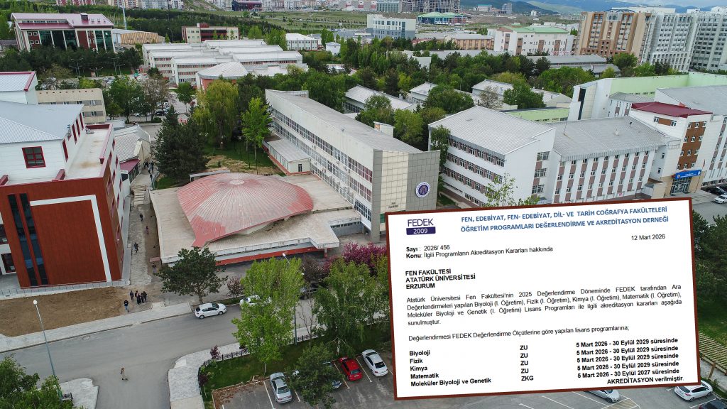 Fen Fakültesinin 5 Programına FEDEK’ten Akreditasyon…
