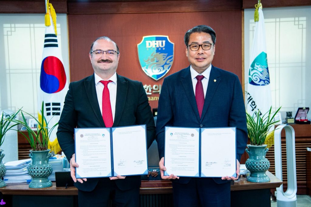 Atatürk Üniversitesi ile Daegu Haany Üniversitesi Arasında Akademik İş Birliği Anlaşması İmzalandı