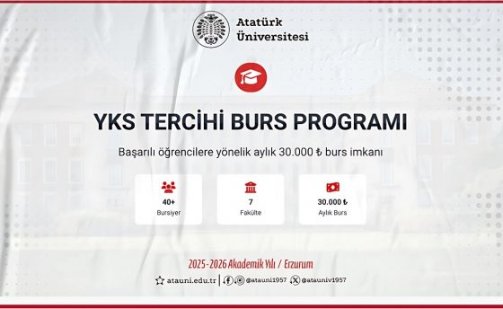 YKS TERCİHİ BURS DUYURUSU