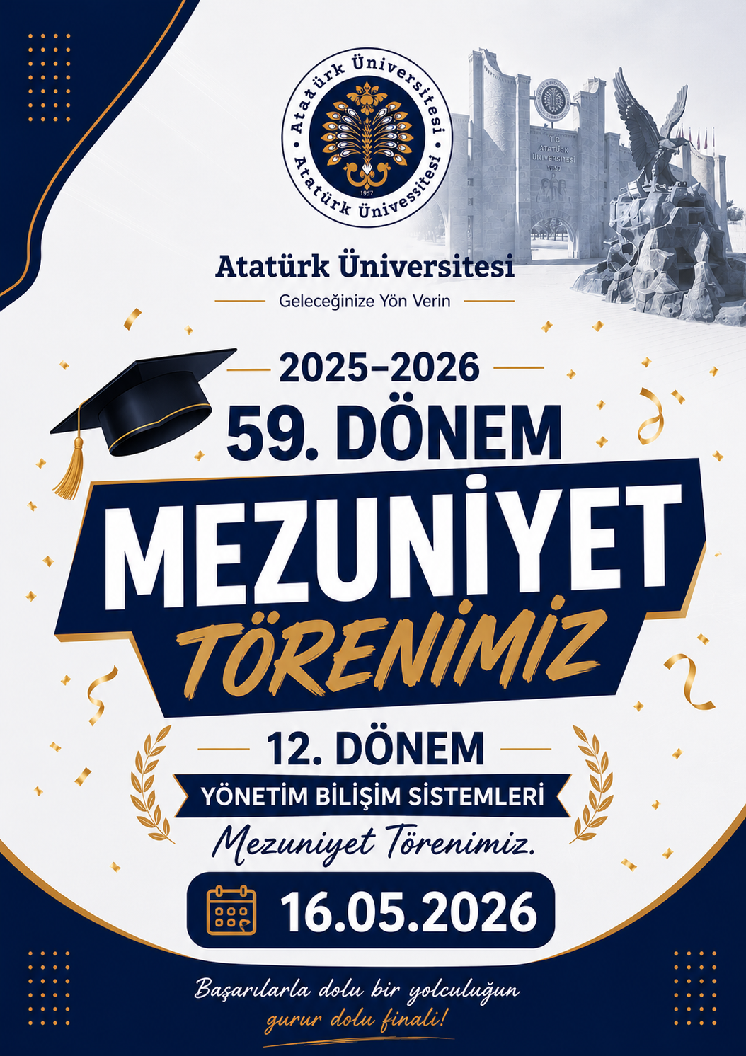 2025-2026 Yönetim Bilişim Sistemleri Bölümü 11. Dönem Mezuniyet Töreni