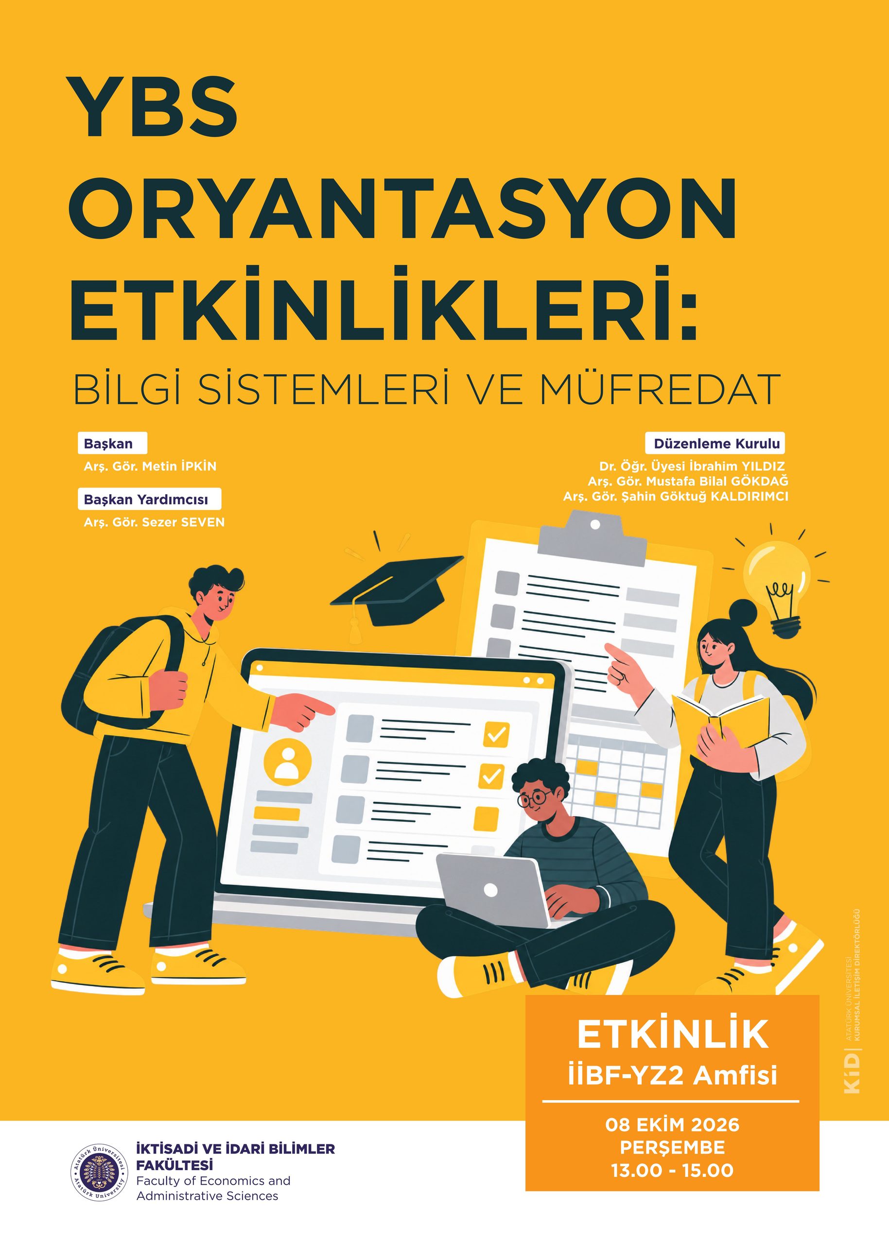 YBS Oryantasyon Etkinlikleri: Bilgi Sistemleri ve Müfredat
